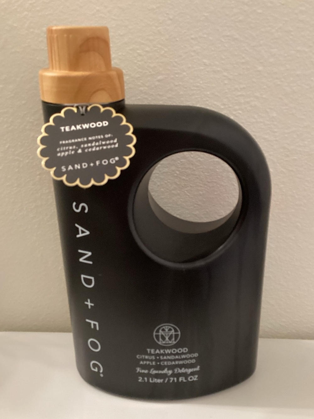 Sand + Fog Teakwood Citrus Fine Laundry Detergent, NEW 71oz